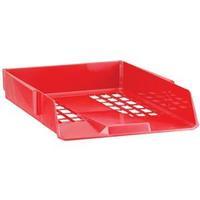 avery standard a4foolscap stackable versatile letter tray red