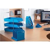 Avery Standard Range Desk Tidy (Blue) with 7 Compartments