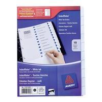 Avery IndexMaker (A4) Punched Dividers 10-Part (White)
