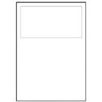 avery 190 x 90mm integrated single label sheet white pack of 1000 shee ...