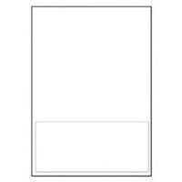 avery 190 x 90mm integrated single label sheet perforated white pack o ...