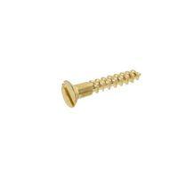 AVF Brass Wood Furniture Screw (Dia)4mm (L)25mm Pack of 25