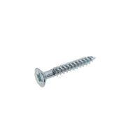 AVF Zinc Effect Metal Woodscrew (Dia)6mm (L)40mm Pack of 25