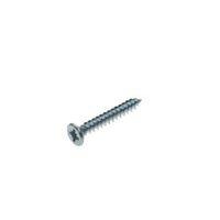 avf zinc effect metal woodscrew dia3mm l20mm pack of 100