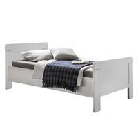 Avira Contemporary Wooden Single Bed In Alpine white