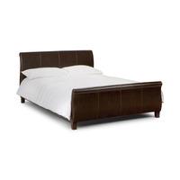 Avallon 5ft Sleigh Brown Bed