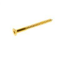 AVF Brass Wood Furniture Screw (Dia)4mm (L)50mm Pack of 25