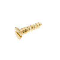 avf brass wood furniture screw dia4mm l20mm pack of 25