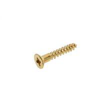 AVF Brass Wood Furniture Screw (Dia)4mm (L)25mm Pack of 25