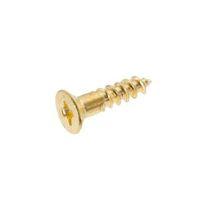 AVF Brass Wood Furniture Screw (Dia)4mm (L)20mm Pack of 25