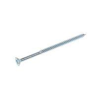 AVF Zinc Effect Metal Woodscrew (Dia)6mm (L)100mm Pack of 25