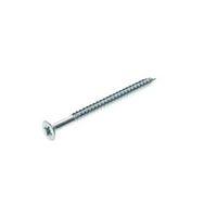 AVF Zinc Effect Metal Woodscrew (Dia)5mm (L)65mm Pack of 100