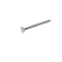 AVF Zinc Effect Metal Woodscrew (Dia)5mm (L)50mm Pack of 100