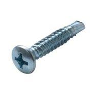 AVF Zinc Effect Steel Window Screw (Dia)4mm (L)25mm Pack of 50