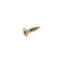 AVF Yellow Zinc-Plated Steel Woodscrew (Dia)3mm (L)12mm Pack of 200