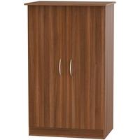 Avon Noche Walnut Wardrobe - 2ft 6in Plain Midi