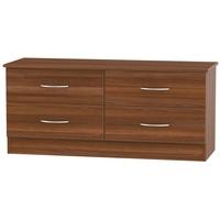 Avon Noche Walnut Bed Box - 4 Drawer