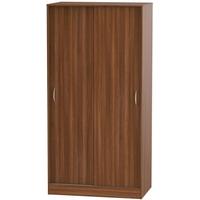 Avon Noche Walnut Sliding Wardrobe - Wide