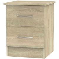 avon bardolino bedside cabinet 2 drawer locker