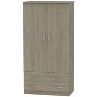 Avon Darkolino Wardrobe - 3ft 2 Drawer