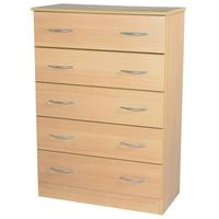 Avon Beech Chest of Drawer - 5 Drawer