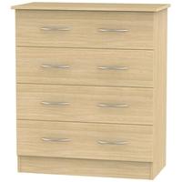 Avon Light Oak Chest of Drawer - 4 Drawer