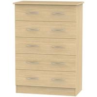 Avon Light Oak Chest of Drawer - 5 Drawer