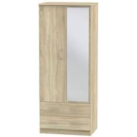 Avon Bardolino Wardrobe - 2ft 6in with 2 Drawer and Mirror