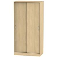 Avon Light Oak Sliding Wardrobe - Wide