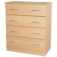 Avon Beech Chest of Drawer - 4 Drawer