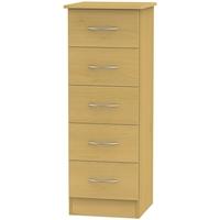 Avon Beech Chest of Drawer - 5 Drawer Locker