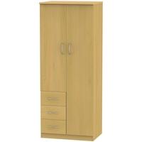 avon beech combination wardrobe 2ft 6in