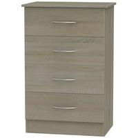 Avon Darkolino Chest of Drawer - 4 Drawer Midi