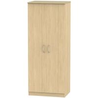 Avon Light Oak Wardrobe - 2ft 6in Plain