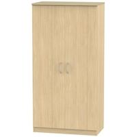 Avon Light Oak Wardrobe - 3ft Plain