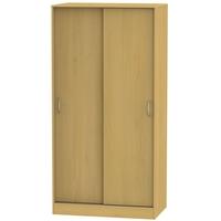 Avon Beech Sliding Wardrobe - Wide