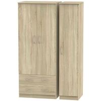 avon bardolino triple wardrobe 2 drawer