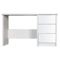 Avola Dressing Table, White Avola/Cream Gloss