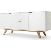 Aveiro Sideboard. Natural Oak and White