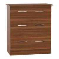 Avon 3 Drawer Deep Chest Avon - 3 Drawer Deep Chest - Walnut