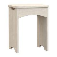 avenue dressing table stool white avola