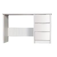 Avola Sand Gloss Dressing Table White Base