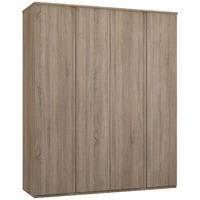 avenue 4 door wardrobe truffle brown oak