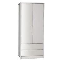 Avola Sand Gloss 2 Door 2 Drawer Combi Wardrobe