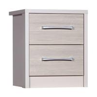 Avola Champagne 2 Drawer Bedside