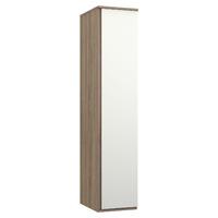 Avenue 1 Door Wardrobe Truffle Brown Oak and White