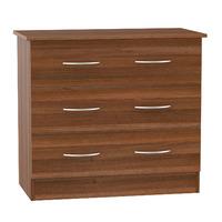 Avon 3 Drawer Chest Avon - 3 Drawer Chest - Walnut