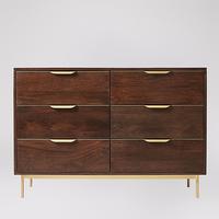 Avallon Chest of Drawers in mango wood & brass