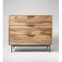 Avallon Chest of drawers in Mango Wood & Charcoal