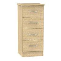 Avon 4 Drawer Tallboy Chest Avon - 4 Drawer tallboy unit - Light Oak